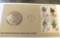 1975 American Revolution Bicentennial first day cover & 1972 unc. Eisenhower dollar