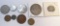 foreign coinage, 8 coins