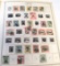 Labuan Island stamps in folder