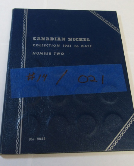 Canada- nickel 1961-date, 21 coins