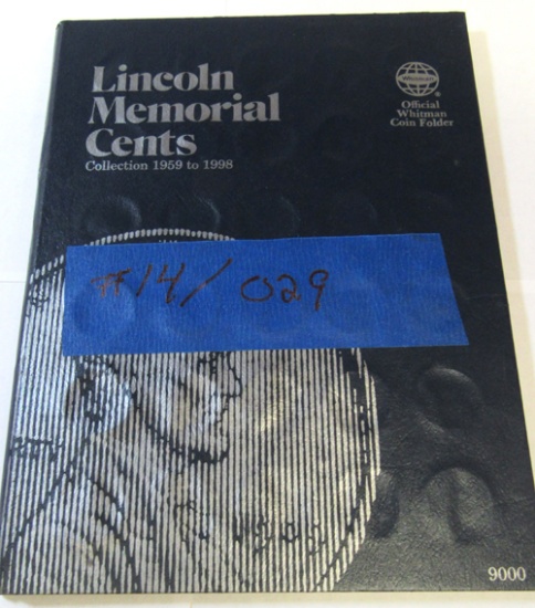 Lincoln penny books, 1959-1998 (84 coins) & 1975- (17 coins)