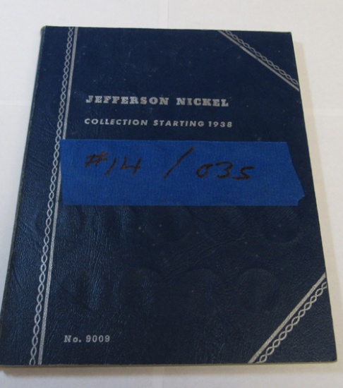 Jefferson nickel, starting 1938, 63 coins