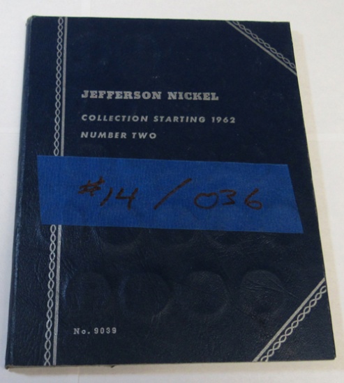 Jefferson nickel, starting 1962, 27 coins