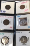 Indian head pennies, canadian nickels