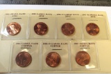 1982 7-coin set, 145 pennies