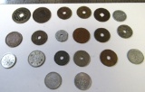 45 Japanese coins