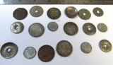 18 Japanese coins