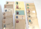 Japanese post card cancellations
