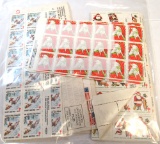 Christmas seals and stamps