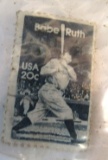 lot of 2 Babe Ruth stamps