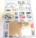 Czechoslovaicia stamps in folder