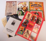 stamp collecting brochures, stamp cards & sticker postcards
