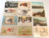 cigar box full of postcards