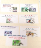 Korea, Japan stamps