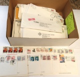 box of US stamps