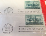1st day issue Minnesota  Territorial Centennial 1849-1949