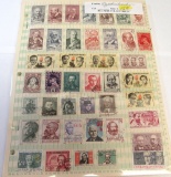 sheets of Czech stamps