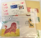 Japan postcards and stamps
