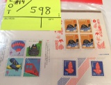 Japan, Korea, China stamps