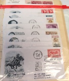 US 1st day covers