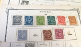 foreign stamps in folder