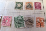 several albums of stamps