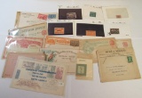 box of Cuba stamps
