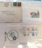 Canada 1st day covers and stamps