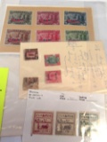 China, Burma, India, Hong Kong stamps