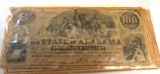 Confederate replica money, 7 notes