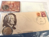 1979 1st day issue cover & $1 coin