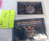 American Presidents coin collection, 4 coins