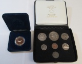 Royal Canadian mint set - 1974, gold dollar - 1978