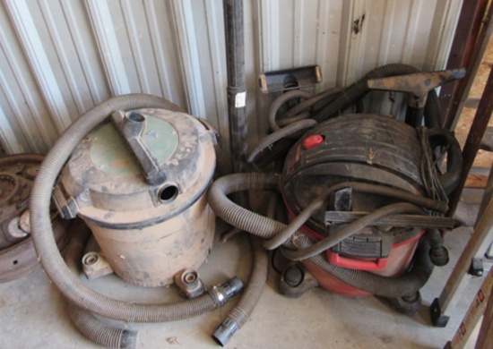 pair of shop vacs