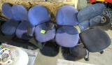 lot of 5 office chairs