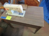 Bernina sewing machine in table