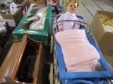 doll & buggy, animated Christmas figurine