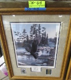 1990 Boundry Waters framed print - Eagle