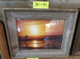 water fowl framed picture