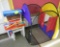 preschool work bench and foldable playhut