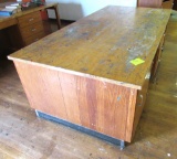 wooden top art table
