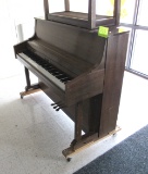 piano with bench