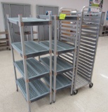 sheet tray cart and shelving