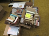 8 boxes of books