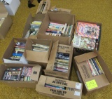 9 boxes of books