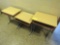 3 school desks