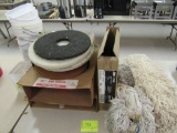 floor buffer pads and push mop attachments
