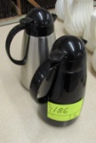 2 thermal coffee carafes