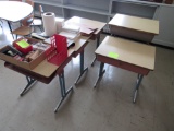 5 school desks