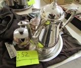 silver serving pitcher set